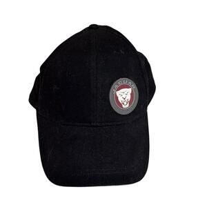 Authentic JAGUAR MOTORS Black Logo Hat Size OSFA Unisex Sports Car Luxury